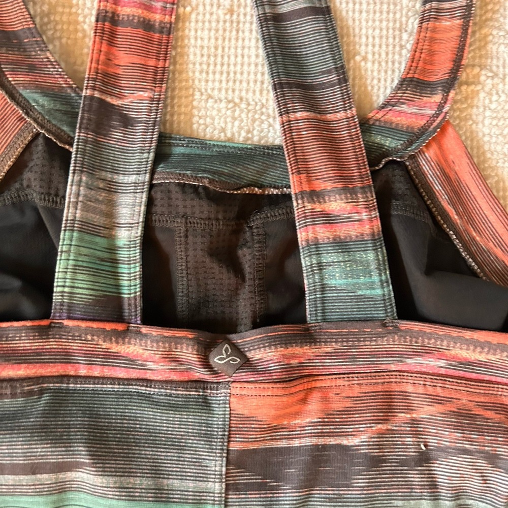 Prana Cantine Stretch Dress Geometric Multi Active Outdoor Med  Women's Gorpcore - Picture 4 of 8